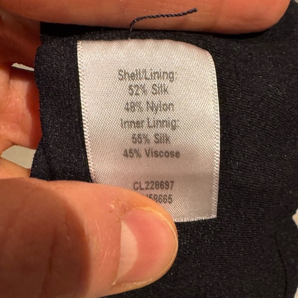 Gray and Black Ruffled Women's Top Sz L - Picture 4 of 4